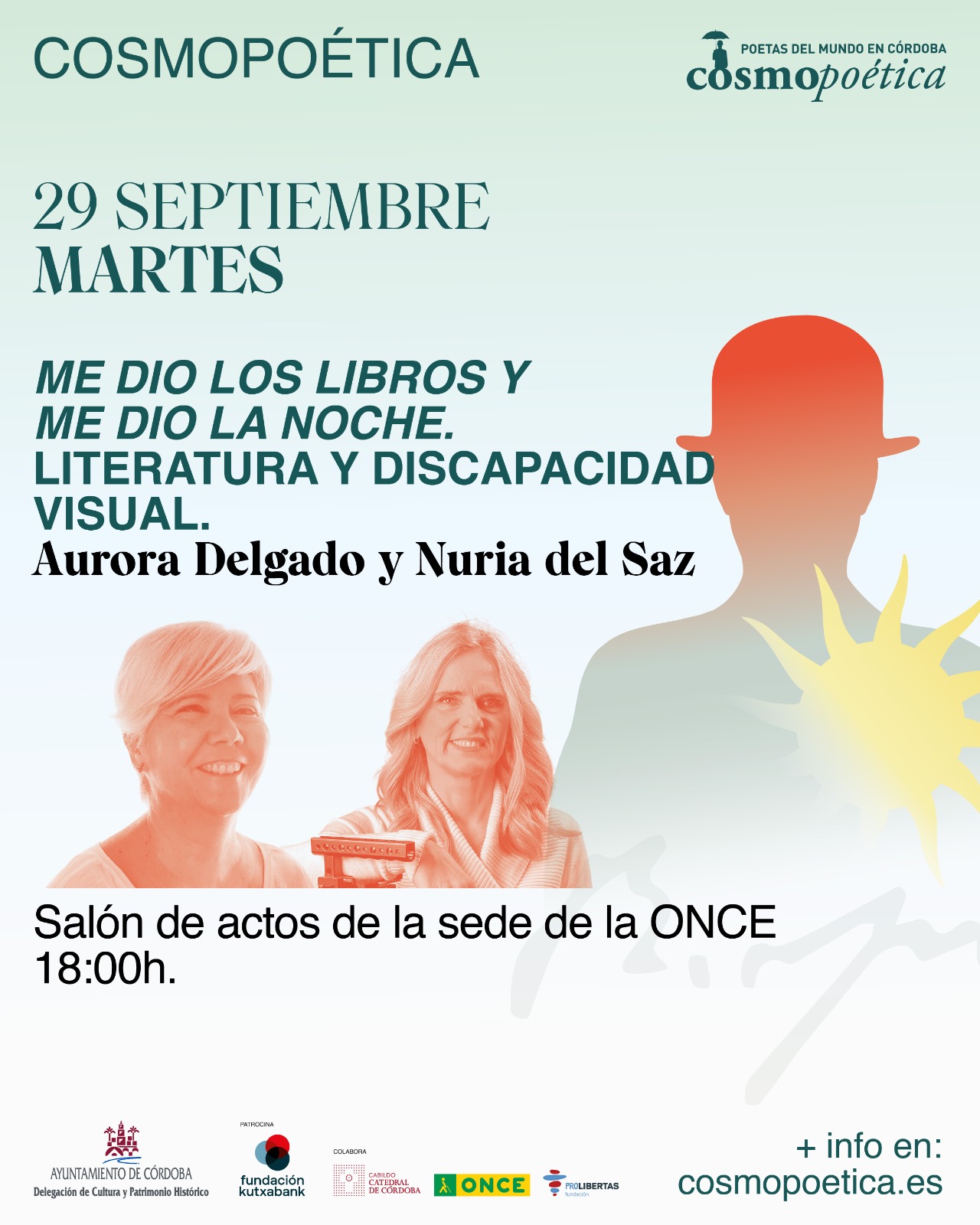 Cartel actividad cosmopoética martes cultural